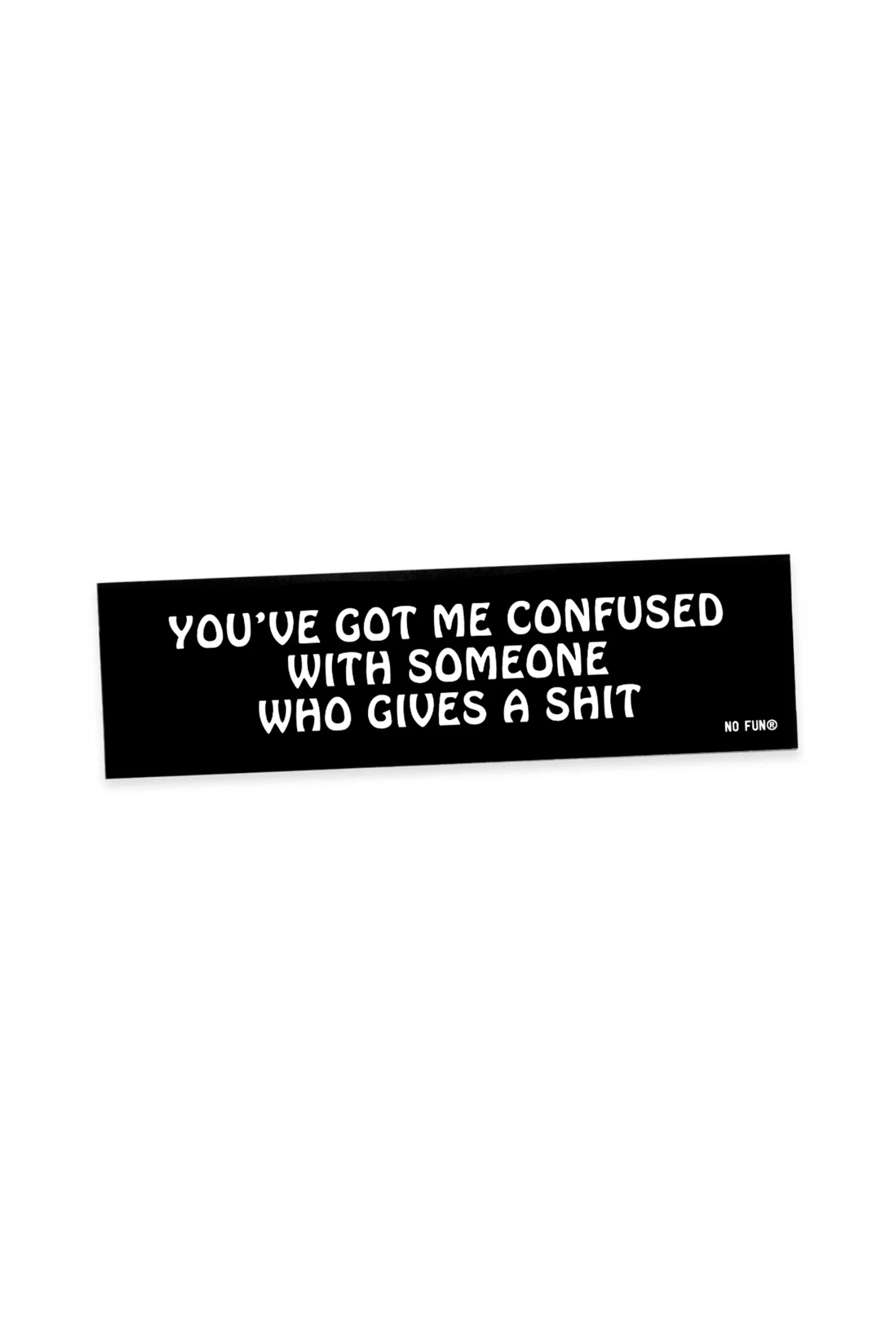 Confused Bumper Sticker