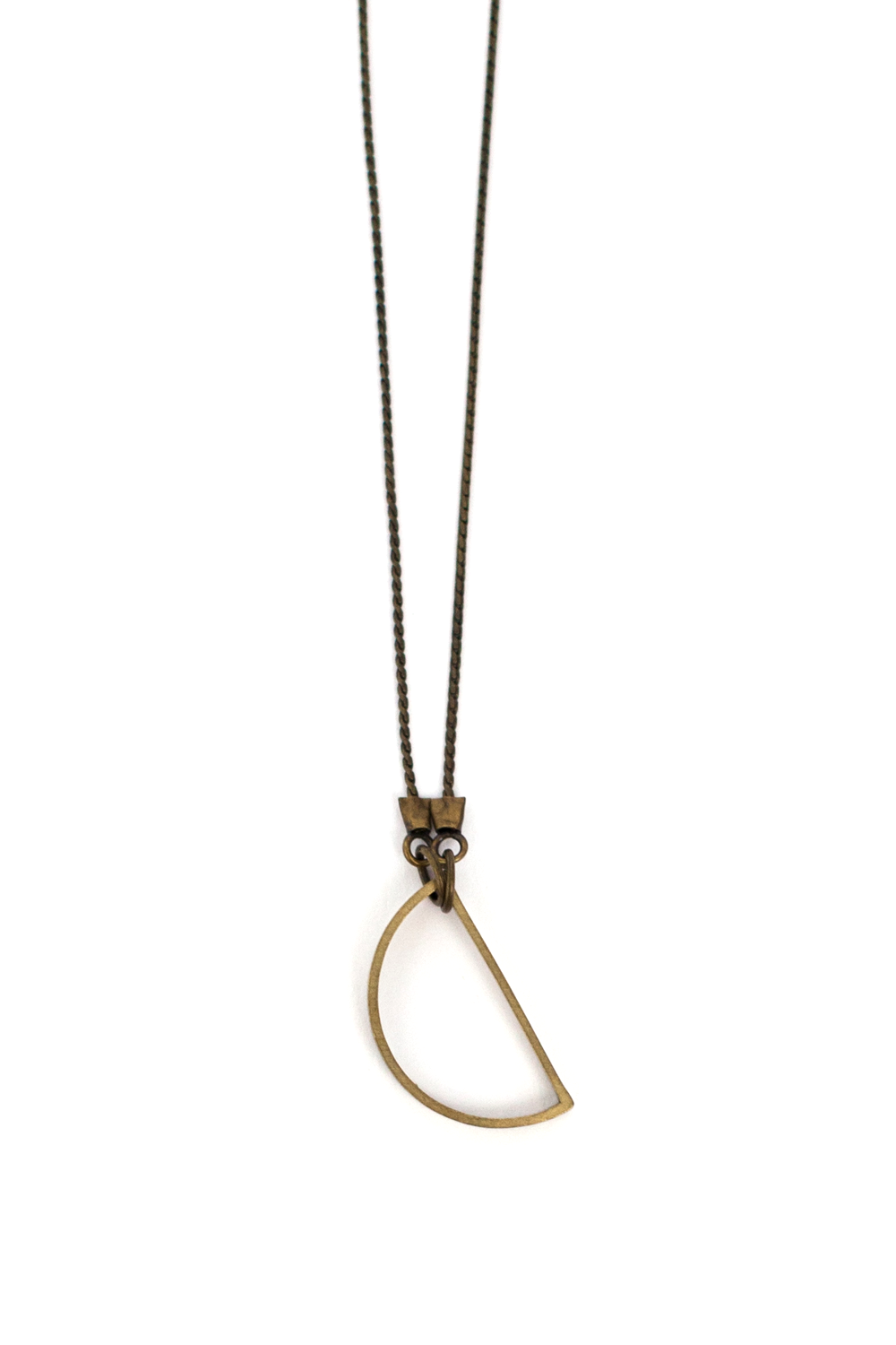 Hanging Semi Circle Necklace - Philistine