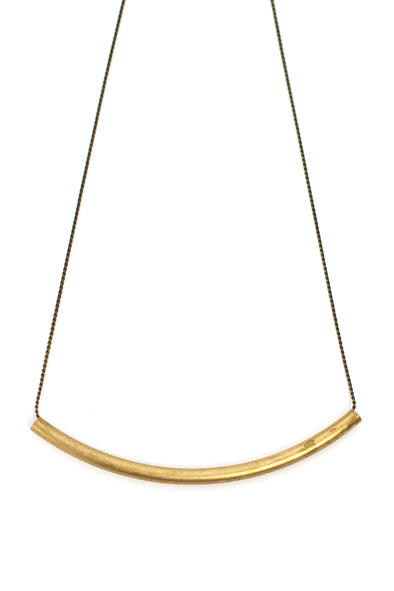 Brass Curved Bar - Philistine