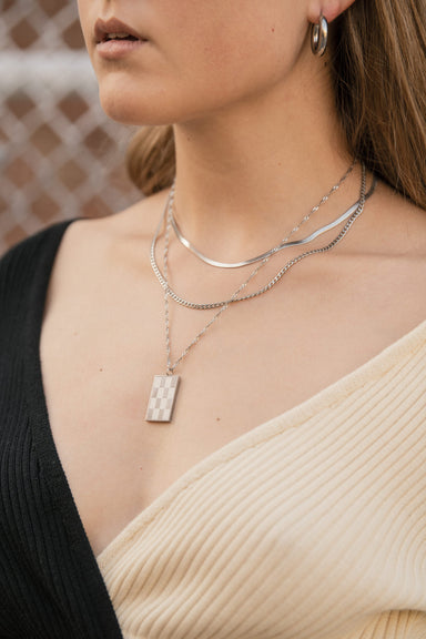 Final Lap Chain in Silver