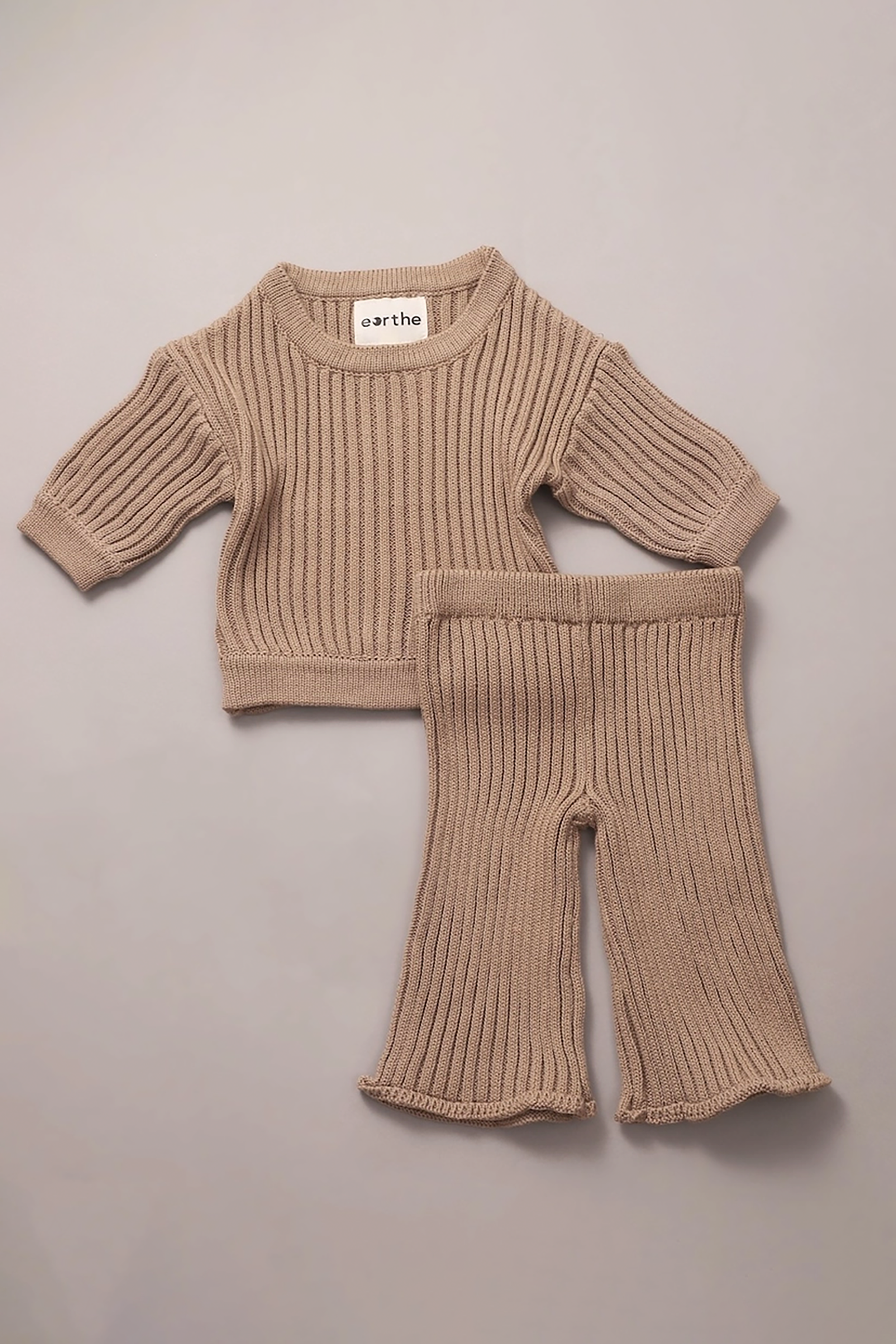 Knit Set in Camel