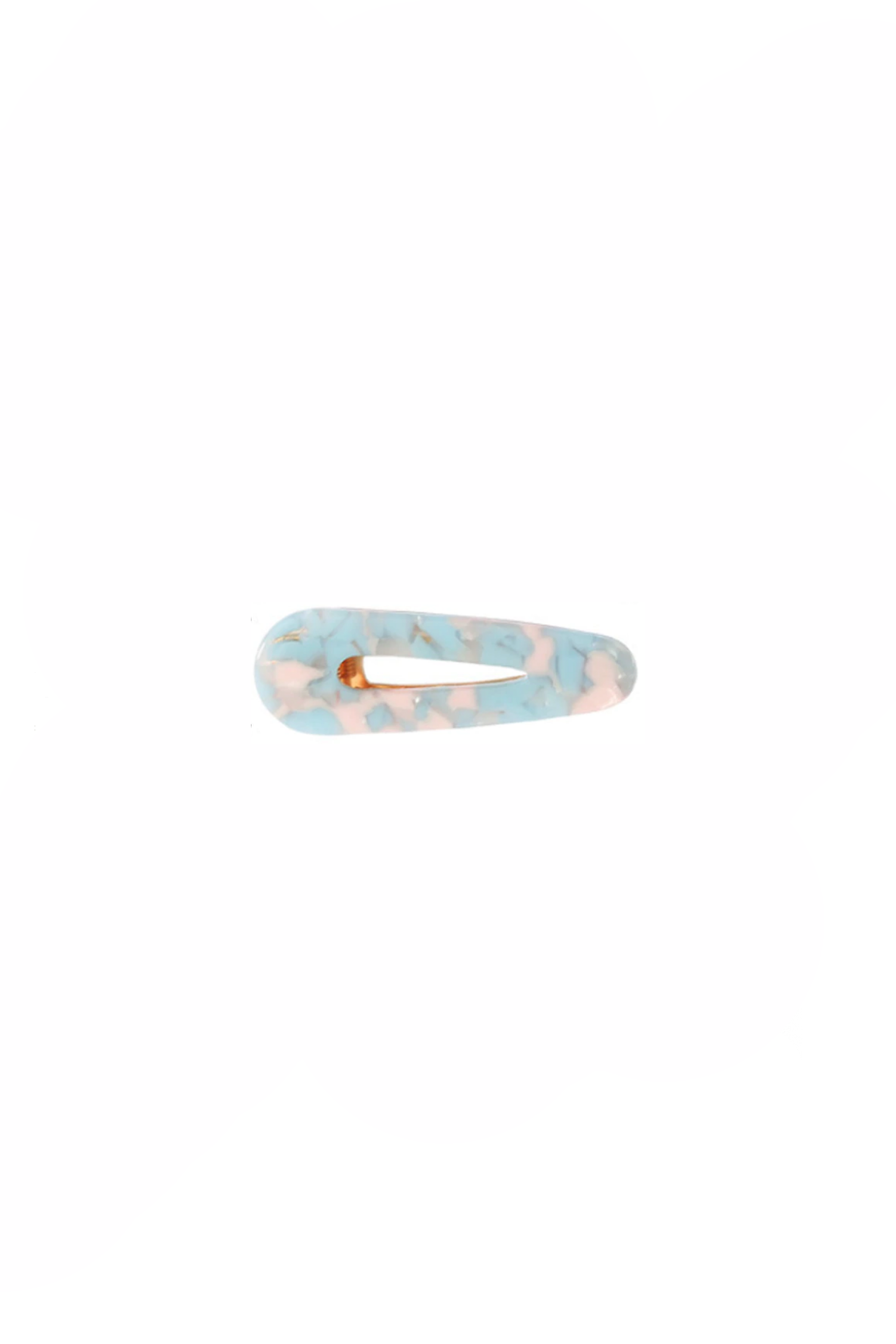 Flecked Barrette in Blue