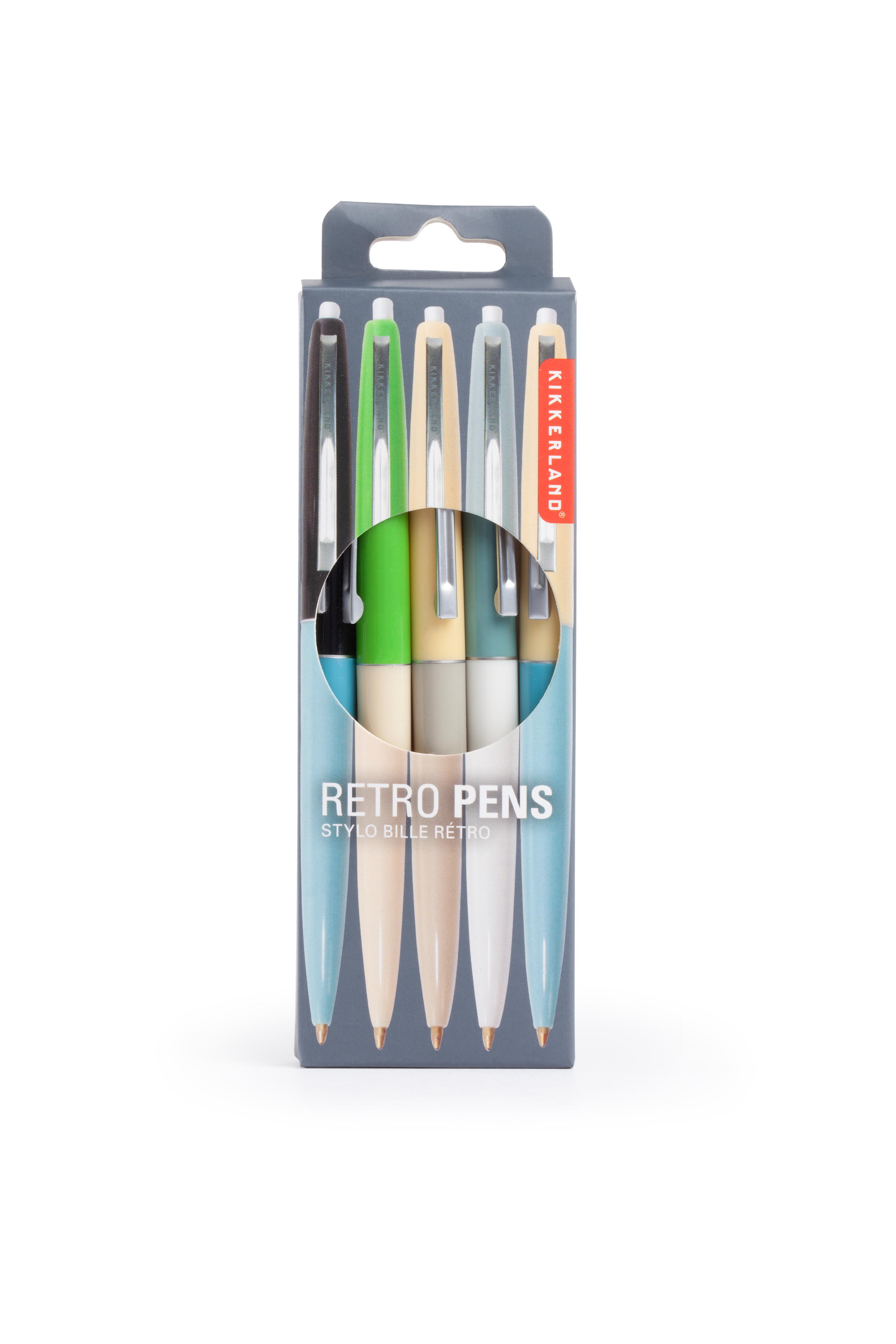 Set of 5 Retro Pens