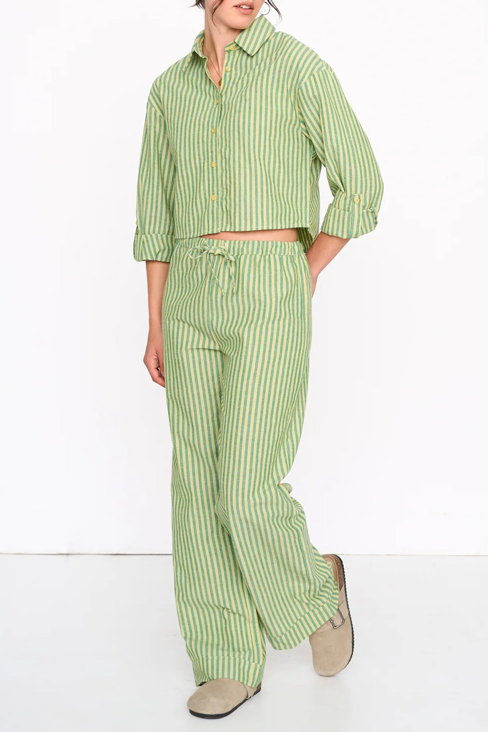 Women's 24 Colours Dylan Cropped Shirt