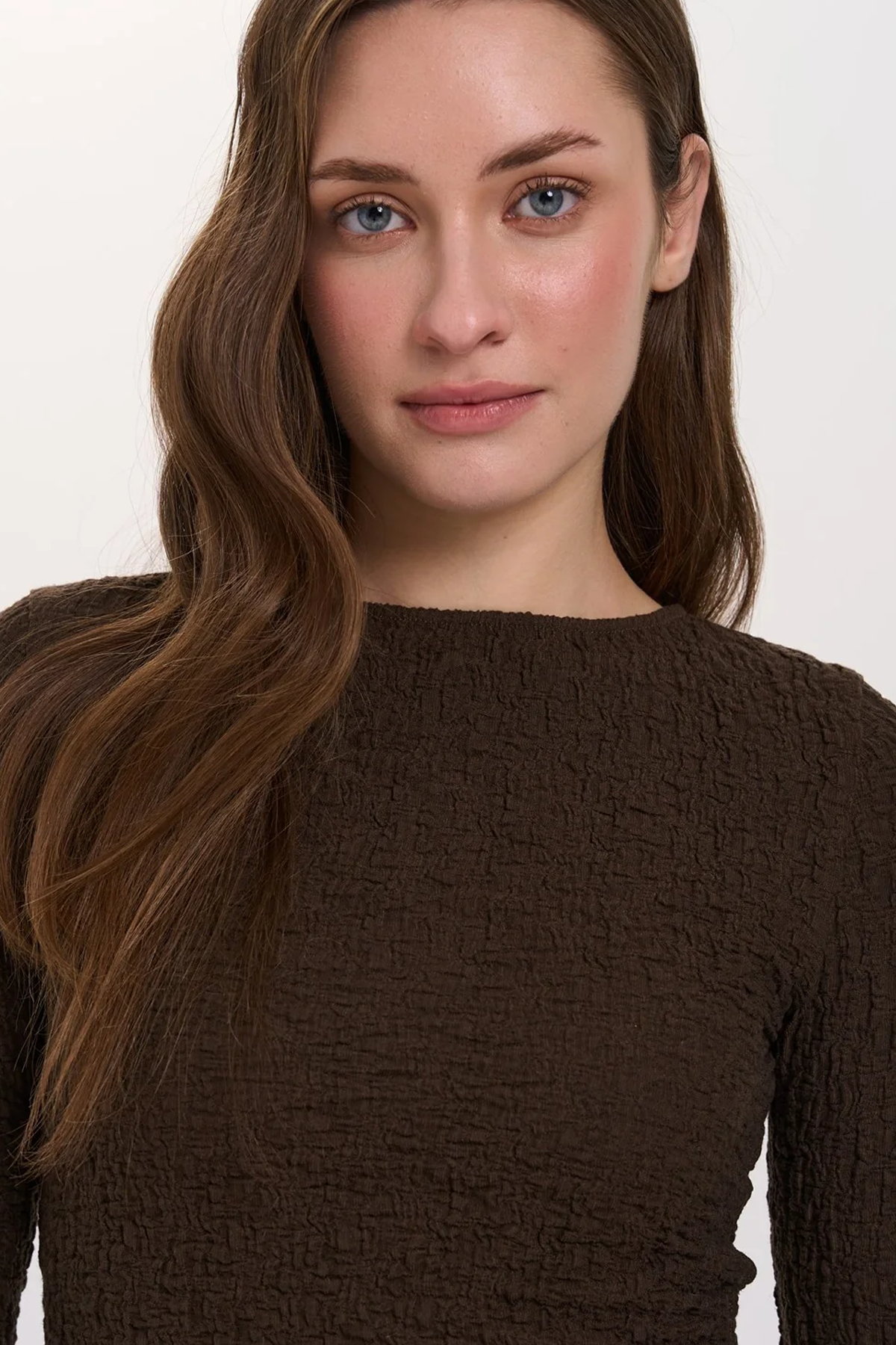 Women's 24 Colours Lia LS Textured Shirt
