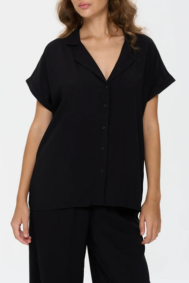 Women's 24 Colours S/S Collared Blouse