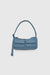 BAGGU Cargo Shoulder Bag in Digital Denim