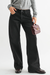 Low Rise Wide Baggy in Washed Black - Philistine
