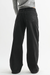 Low Rise Wide Baggy in Washed Black - Philistine
