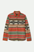 Men's Brixton Bowery Arctic Stretch Fleece in Multi Blanket Stripe