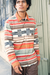 Men's Brixton Bowery Arctic Stretch Fleece in Multi Blanket Stripe