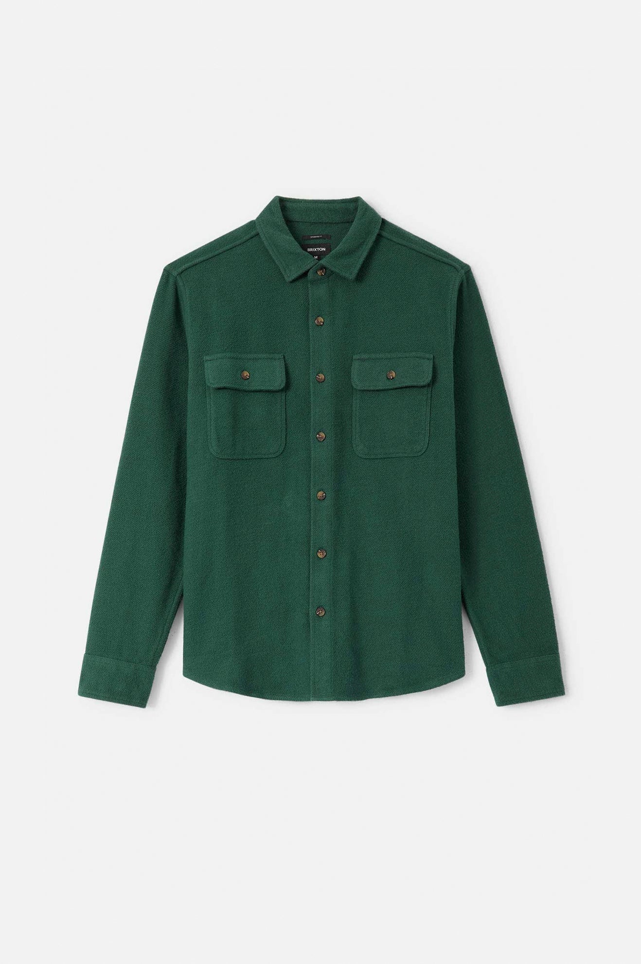 Men's Brixton Bowery Textured Twill Overshirt