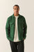 Men's Brixton Bowery Textured Twill Overshirt