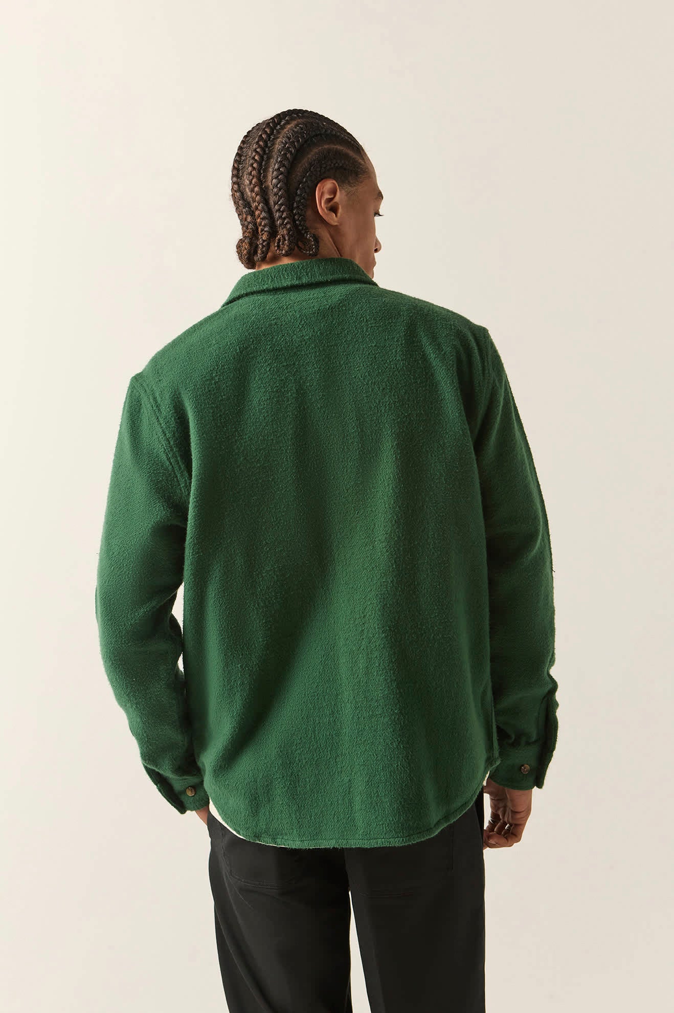 Men's Brixton Bowery Textured Twill Overshirt
