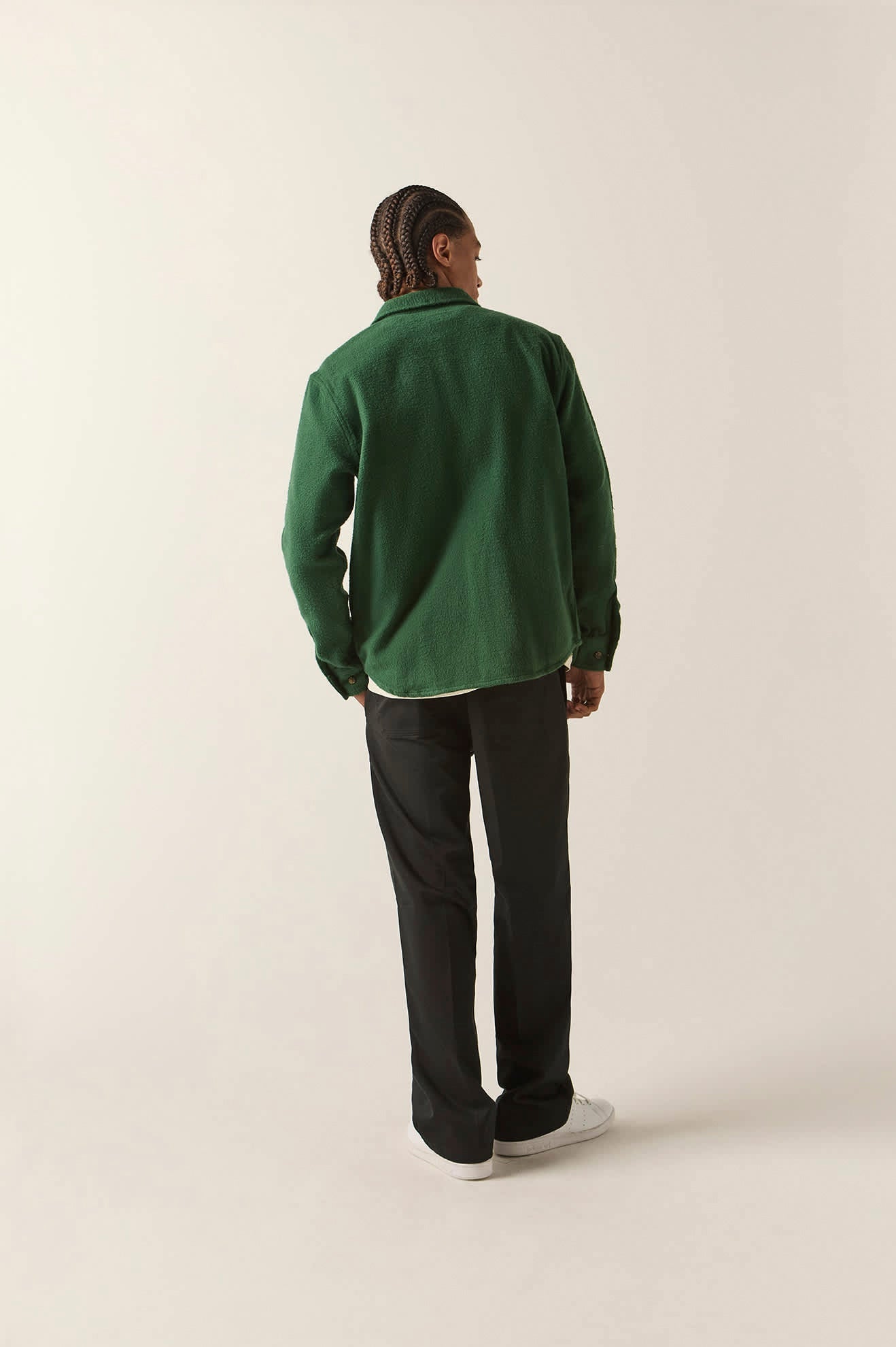 Men's Brixton Bowery Textured Twill Overshirt
