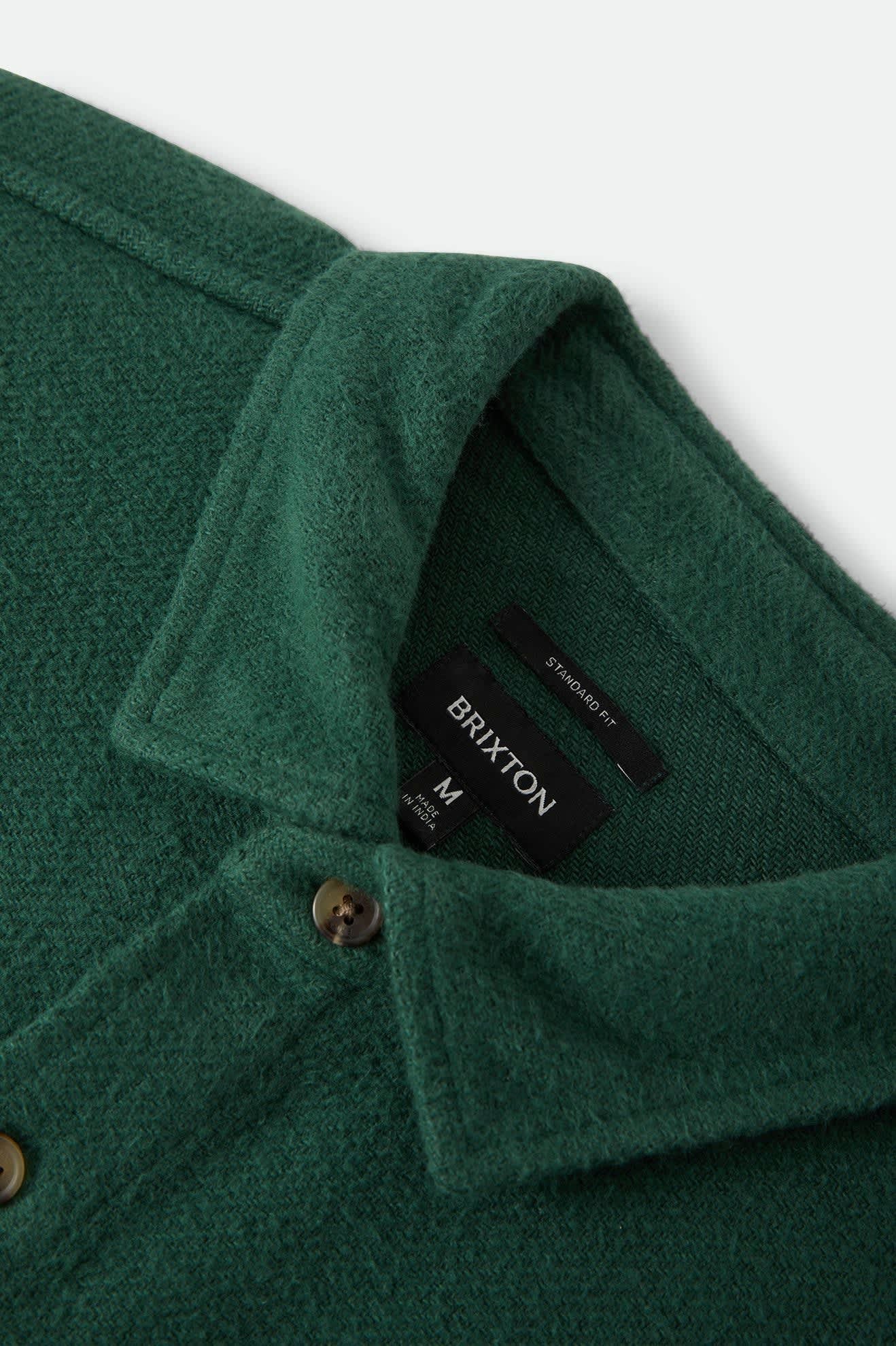 Men's Brixton Bowery Textured Twill Overshirt