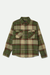 Men's Bowery Flannel in Wild Green & Adrenaline Rush