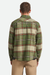 Men's Bowery Flannel in Wild Green & Adrenaline Rush