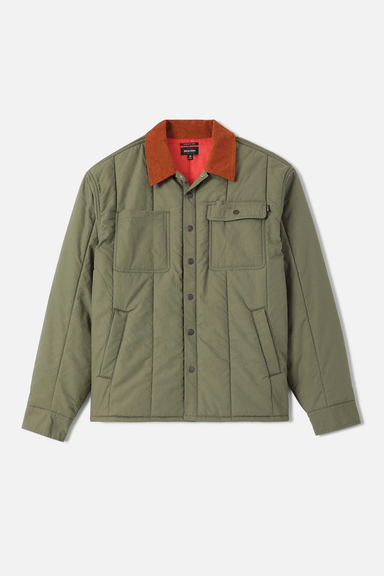 Men's Brixton Cass II Jacket in Olive Surplus