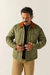 Men's Brixton Cass II Jacket in Olive Surplus