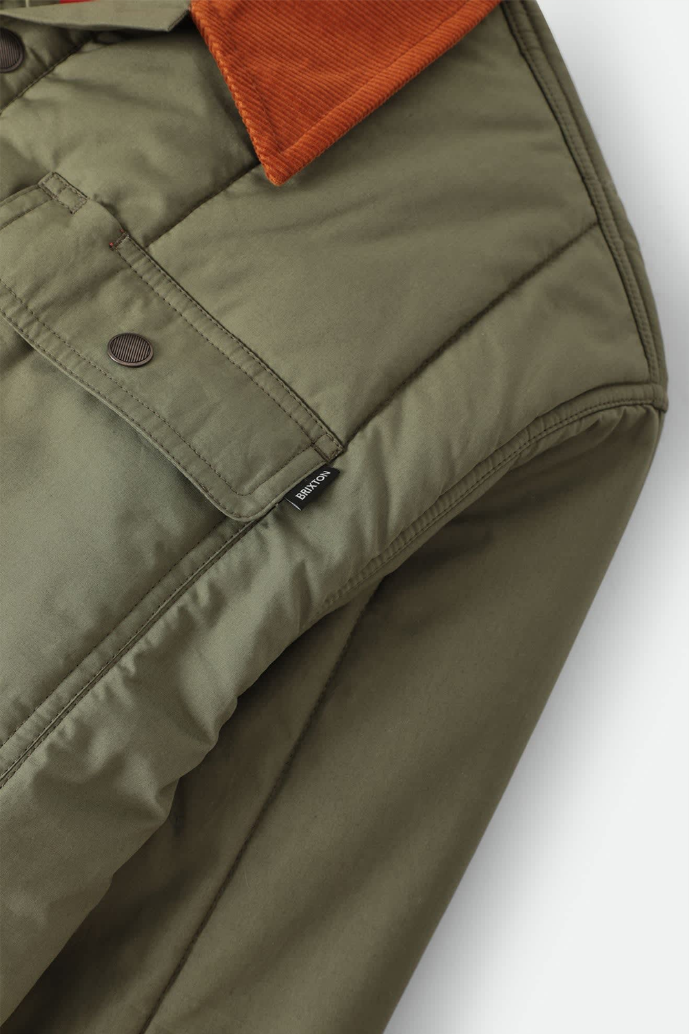 Men's Brixton Cass II Jacket in Olive Surplus