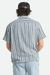 Men's Brixton Dexter Textured Stripe S/S Woven