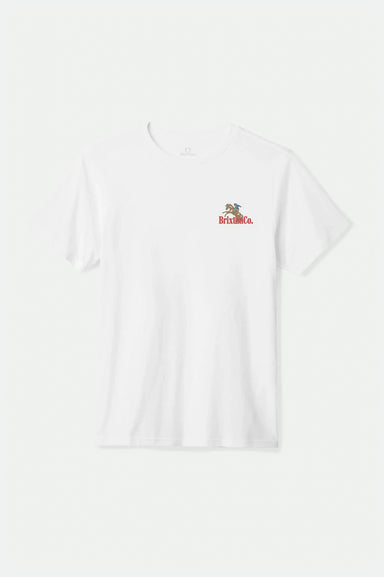 Men's Brixton Inwood S/S Tee in White