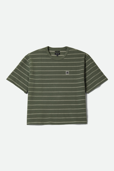 Men's Brixton Shield Pique S/S Boxy Knit