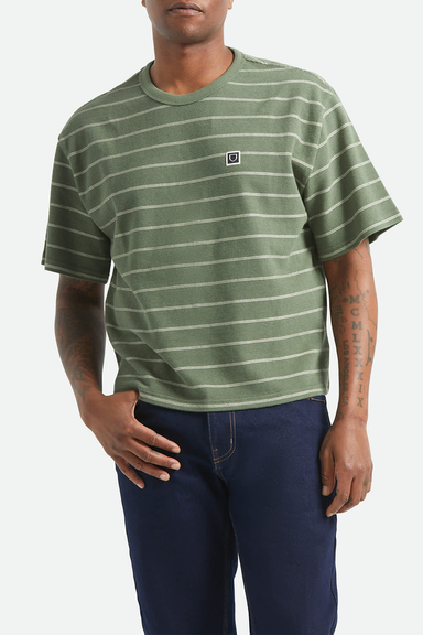 Men's Brixton Shield Pique S/S Boxy Knit