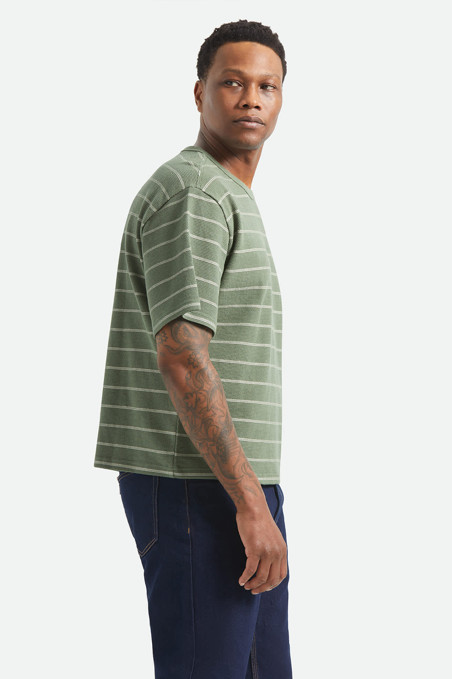 Men's Brixton Shield Pique S/S Boxy Knit