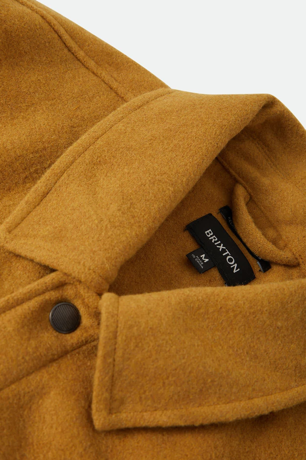 Men's Brixton Textured Durham Jacket in Rinsed Ochre