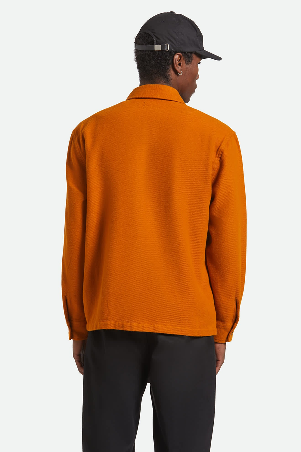 Brixton Union Zip Flannel in Rustic Caramel