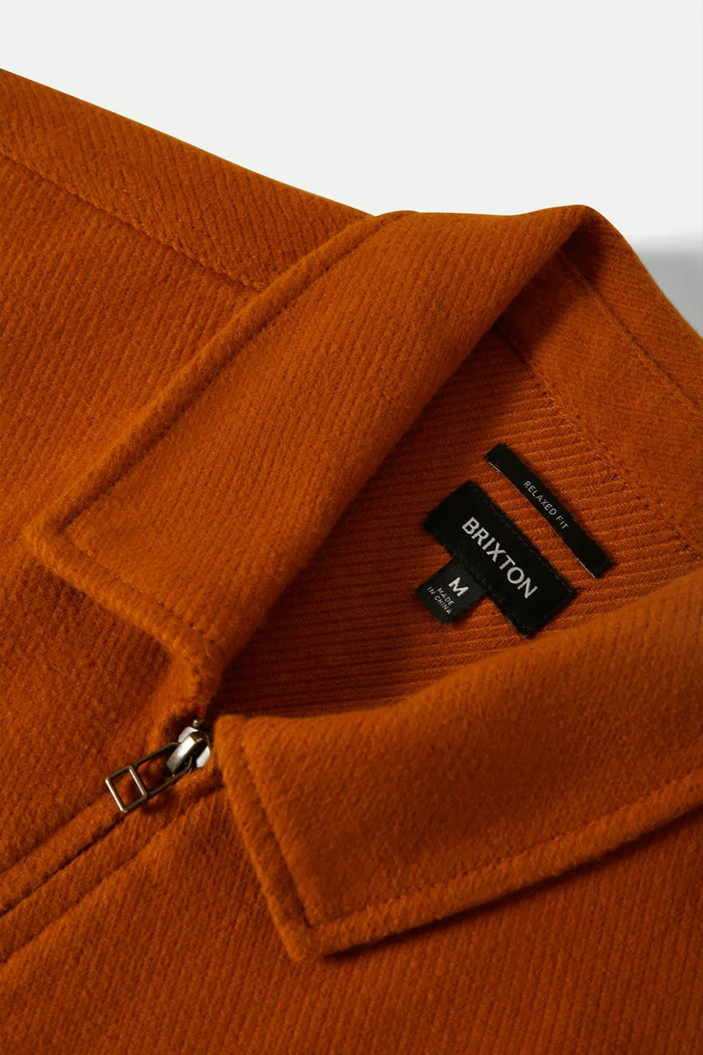 Brixton Union Zip Flannel in Rustic Caramel