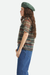 Women's Brixton Varsity Tee in Multi Retro Stripe