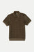 Men's Brixton Weekend Terry Cloth S/S Polo in Ivy Green