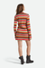 Women's Brixton Dolly LS Knit Dress in Multi Stripe