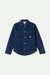 Women's Brixton Durham Shirt Jacket in Rinse Denim