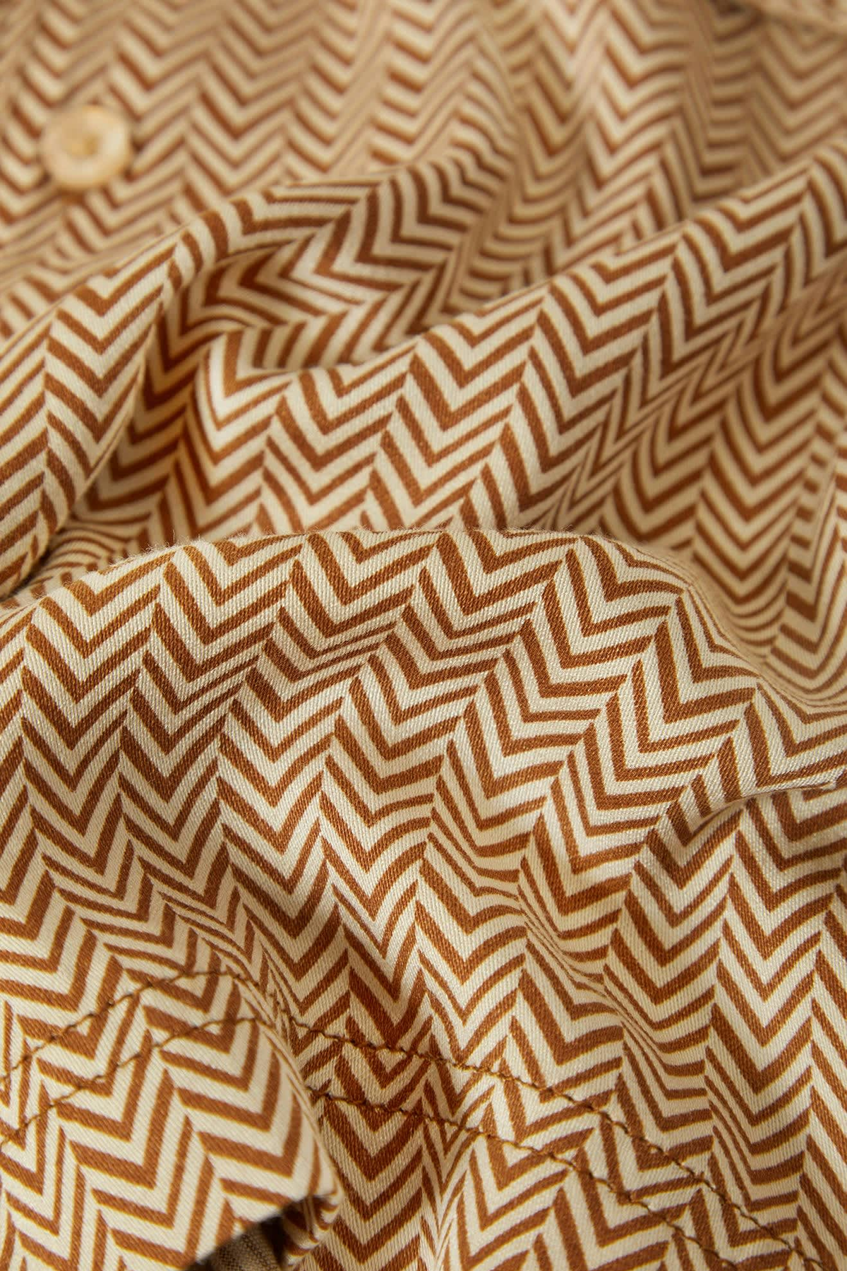 Women's Brixton Hudson Lounge S/S Woven in Washed Copper & Whitecap