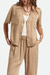 Women's Brixton Hudson Lounge S/S Woven in Washed Copper & Whitecap