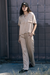 Women's Brixton Hudson Lounge S/S Woven in Washed Copper & Whitecap