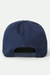 Brixton Soar HP Snapback in Washed Navy