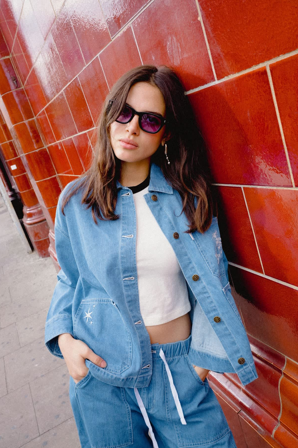 Women's Brixton Barn Jacket in Light Stone Wash