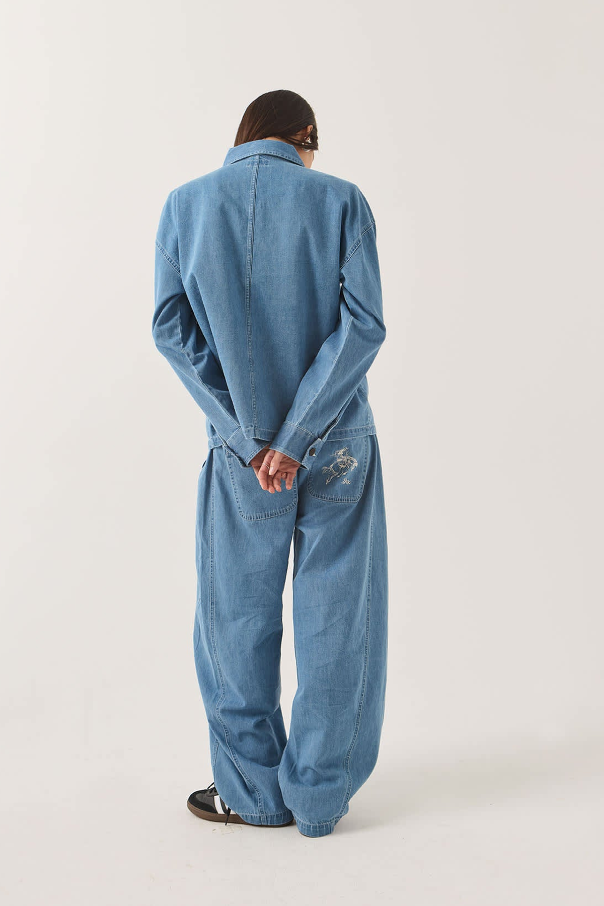 Women's Brixton Barn Jacket in Light Stone Wash