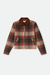 Women's Brixton Mechanics Garage Zip Jacket in Multi Shadow