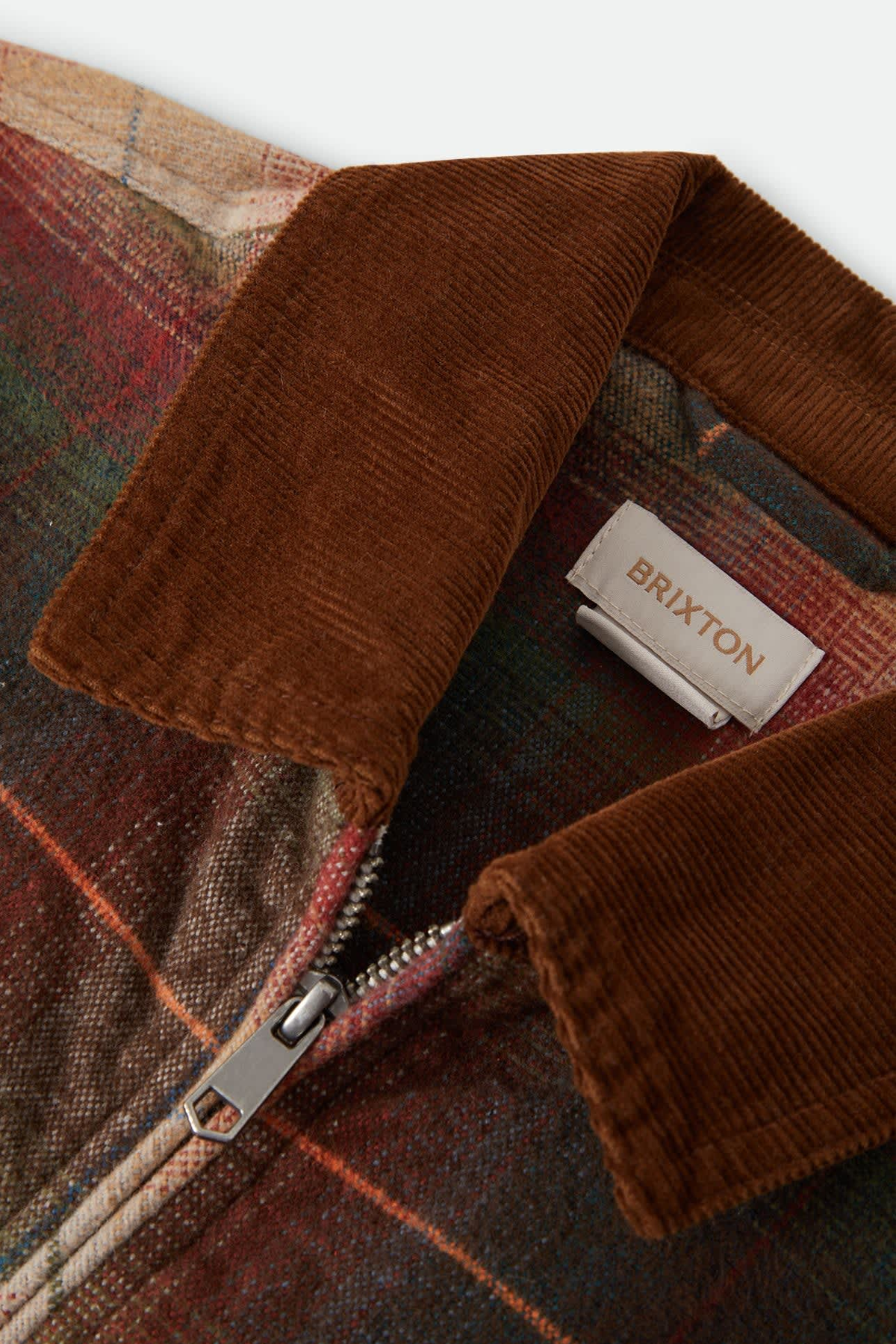 Women's Brixton Mechanics Garage Zip Jacket in Multi Shadow