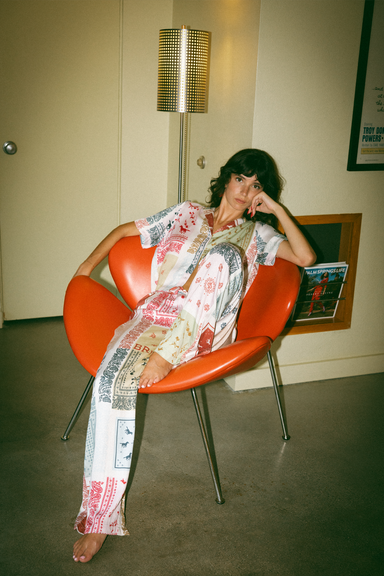 Women's Brixton Silky S/S Bowling Button Down in Multi Colour Bandana