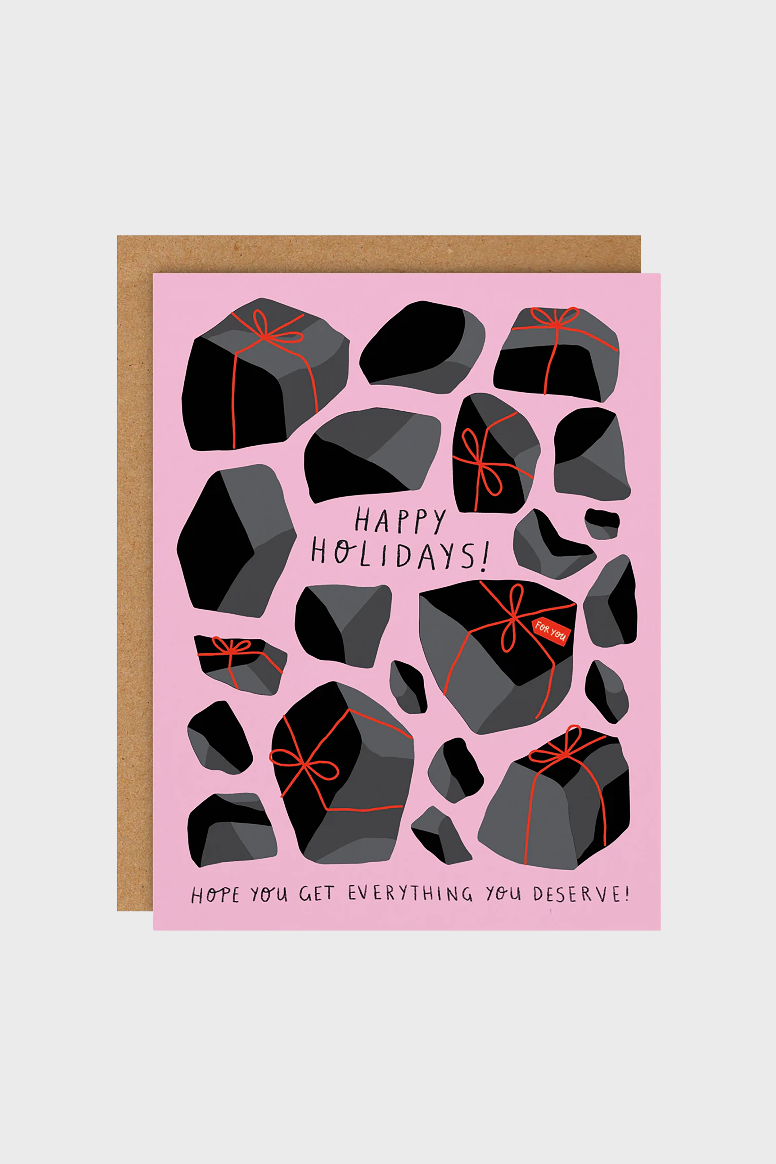 Coal for the Holidays Card