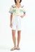 Women's Compania Fantastica Cropped Blouse in Palm & Mermaid