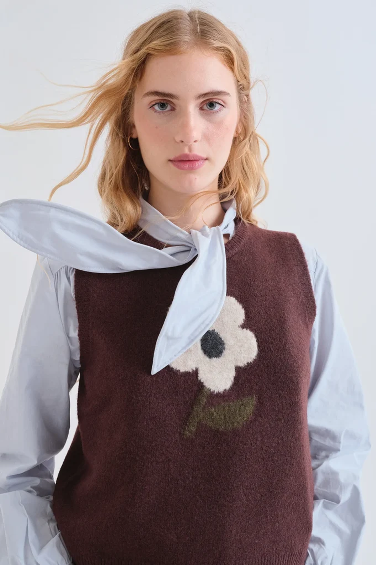Women's Compania Fantastica Flower Knit Vest