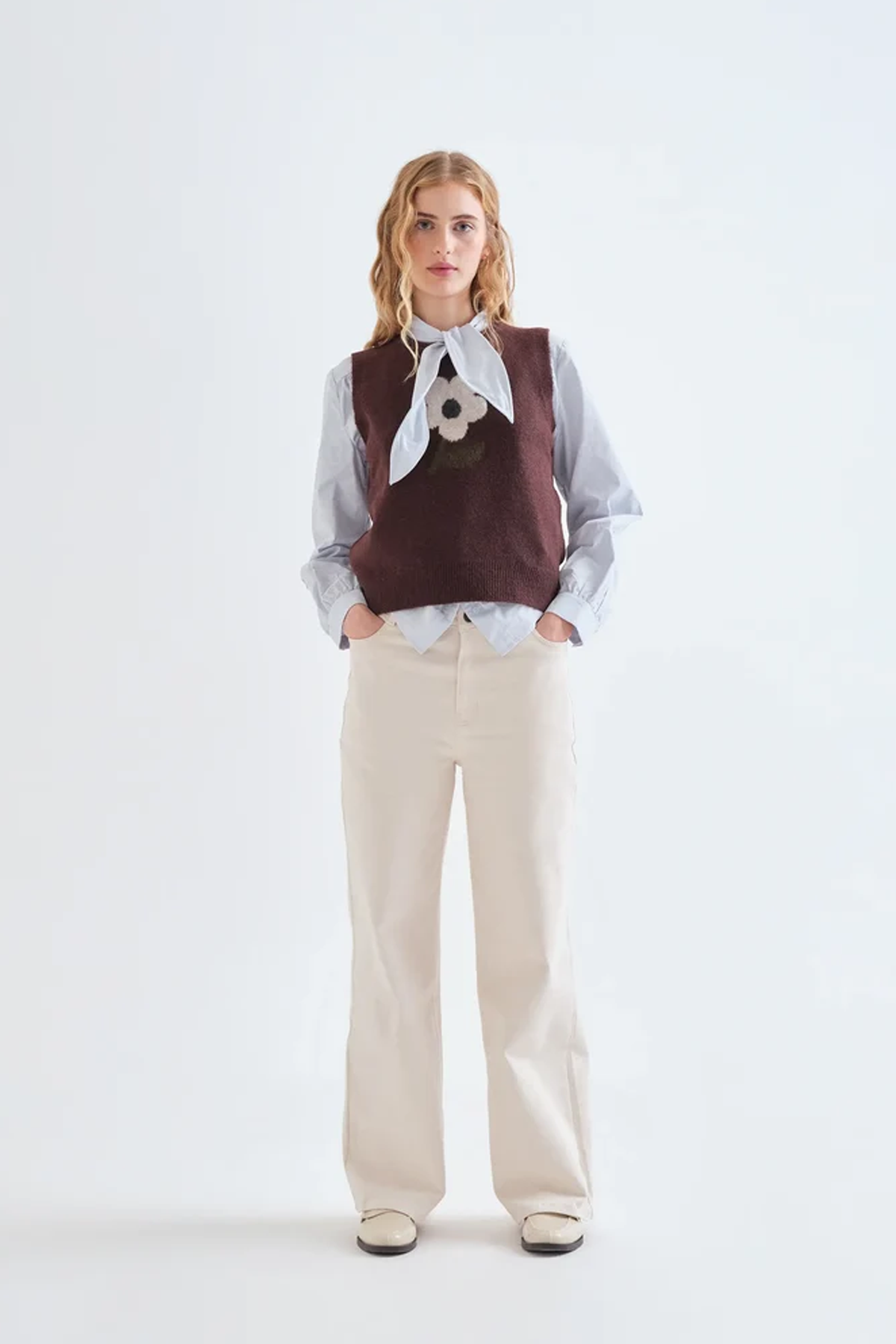 Women's Compania Fantastica Flower Knit Vest
